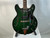 Used Aria AS-IS NECK TWIST 5102T MIJ Vintage Semi-Hollow Electric Guitar Green 6-String 40012-S000307102 View 1