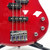 Used Ibanez GIO sound Gear Bass Red 4-String 40042-S000263172 View 7