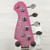 Used SX Rock N Rose Bass Guitar Pink 40015-S000332075 View 8