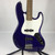 Used Squier J BASS J Type Bass Guitar Blue 4-String 41110-S000071065 View 1