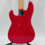 Used Squier P-BASS P Type Bass Guitar Red 4-String 40081-S000112623 View 4