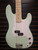 Used Squier FSR SONIC PRECISIION BASS Bass Guitar Green 4-String 41116-S000050158 View 1