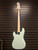 Used Squier FSR SONIC PRECISIION BASS Bass Guitar Green 4-String 41116-S000050158 View 4