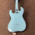 Used Silvertone 1449 Double Cut Electric Guitar Blue 6-String 40111-S000190324 View 4