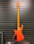 Used Schecter DIAMOND ELITE 5 Bass Guitar Orange 5-String 41116-S000050204 View 1