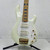 Used Ernie Ball Musicman Sting Ray 5 HH Bass Guitar White 5-String 40042-S000263778 View 1