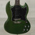 Used Epiphone SG Classic P90 Worn Electric Guitar Green 40015-S000332620 View 1