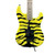 Used LTD GEORGE LYNCH-200 M1 TIGER Electric Guitar Neon Orange 6-String 41136-S000154762 View 1
