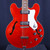 Used Epiphone RIVIERA 12 GUITAR Semi-Hollow Electric Guitar Red 12-String 41140-S000133898 View 1