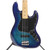 Used Fender PLAYER JAZZ BASS PLUS TOP J Type Bass Guitar Blue 4-String View 1
