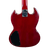 Used Epiphone SG EB-0 Bass Guitar Red 4-String 41136-S000154827 View 4