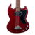 Used Epiphone SG EB-0 Bass Guitar Red 4-String 41136-S000154827 View 7