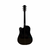 Used Fender DG-20CE CUTAWAY ACOUSTIC-ELECTRIC GUITAR Solid Top Acoustic Guitar Black 41126-S000091562 View 5