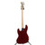 Used Squier CONTEMPORARY JAZZ BASS J Type Bass Guitar Red 4-String View 6