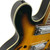 Used Electra HOLLOW BODY Vintage Semi-Hollow Electric Guitar Sunburst 6-String 41120-S000035676 View 6