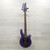 Used Sterling By Ernie Ball Bongo 5 Bass Guitar Firemist Purple Satin 40015-S000333440 View 4
