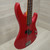 Used Yamaha RBX250 Bass Guitar Red 40015-S000333881 View 5