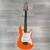 Used Squier Mini Stratocaster Electric Guitar - Competition Orange - Gig Bag included 40112-S000180928 View 3