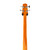 Used Takamine EG512CGAMQ Acoustic Bass Guitar Orange 4-String View 4