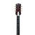 Used Harmony ROCKET H56 REDBURST Vintage Semi-Hollow Electric Guitar Red 6-String 40083-S000155174 View 3