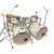 Used Pearl 8PC EXPORT SERIES W/ HDW Drum Shells and Hardware White 22" Kick Drum 41136-S000155206 View 6