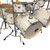 Used Pearl 8PC EXPORT SERIES W/ HDW Drum Shells and Hardware White 22" Kick Drum 41136-S000155206 View 2