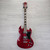 Used LEO JAYMZ DOUBLE CUT STANDARD SG Type Electric Guitar Red 6-String 41124-S000208781 View 2