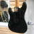 Used Squier BULLET STAR BASS Vintage Bass Guitar Black 4-String 41125-S000040822 View 26
