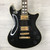 Used Schecter TEMPEST CUSTOM Offset Double Cutaway Electric Guitar Black 6-String 41124-S000208826 View 1