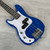 Used Zenison 4-string Left-handed Junior Bass Guitar - Blue 40112-S000181170 View 1
