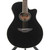 Used Yamaha APX600 BL Solid Top Acoustic Guitar Black View 1