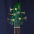 Used Yamaha RBX765A 5-STRING BASS Bass Guitar Green 5-String 41140-S000135364 View 4