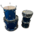 Used Percussion Plus 4PC SHELLS W/SNARE Drum Shell Kit Blue 40009-S000311437 View 1
