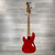 Used Squier Vintage Silver Series Precision Bass - Red - Made in Japan 40112-S000181537 View 30