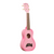 New Makala Pink Burst Soprano Dolphin Ukulele 41117-GU1MK-SDPKBURST View 3