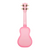 New Makala Pink Burst Soprano Dolphin Ukulele 41117-GU1MK-SDPKBURST View 4