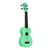 New Kala Sea Foam Green Soprano Recycled Waterman Ukulele 41117-GU1KA-WMS-GN-S View 3