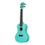 New Kala Aqua Mist Glow-in-the-Dark Concert Recycled Waterman Ukulele 41117-GU1KA-R-WMG-BL-C View 2