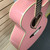 Used JJ HEART Vintage Laminate Top Acoustic Guitar Pink 41125-S000041034 View 5