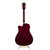 Used Epiphone Hummingbird EC Acoustic Electric Guitar Red 41119-S000037691 View 16