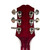 Used Epiphone Hummingbird EC Acoustic Electric Guitar Red 41119-S000037691 View 18