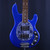 Used Ernie Ball MUSIC MAN STINGRAY HH Modern Metal Bass Guitar Blue 4-String 41140-S000135995 View 1