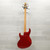 Used Samick Greg Bennett Fairline Bass Guitar Red 40015-S000335498 View 8