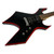Used BC Rich RED BEVEL WARLOCK Electric Guitar Black 40090-S000082647 View 3