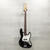 Used Fender Squier Series Jazz Bass Guitar Black 40015-S000335596 View 4
