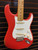 Used Fender 2021 MIM ROAD WORN STRATOCASTER Electric Guitar Red 6-String 41116-S000051443 View 2