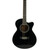 Used Washburn FESTIVAL MINI JUMBO C/E Acoustic Guitar Black 40090-S000082703 View 1