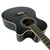 Used Washburn FESTIVAL MINI JUMBO C/E Acoustic Guitar Black 40090-S000082703 View 4