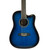 Used Oscar Schmidt OD312CE 12 STRING Acoustic Guitar Transparent Blue 40090-S000082706 View 2
