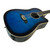 Used Oscar Schmidt OD312CE 12 STRING Acoustic Guitar Transparent Blue 40090-S000082706 View 4